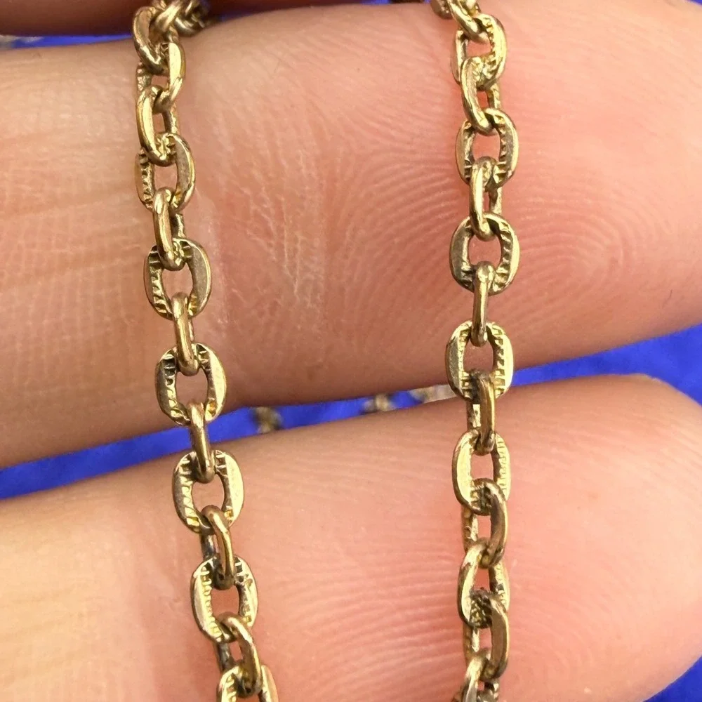 Vintage CAM&CO Gold Filled Watch Chain Slider 48